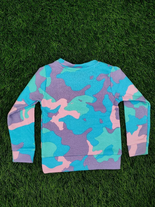 Premium Rainbow Full Sleeve Tshirt - Blue - 1 Year