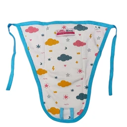 Little Kovai New Age 100% Cotton Padded Langots/ Nappies (Pack of 5, Multicolour) - 0 - 3 Months