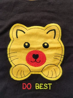 Marvel Hosiery Cotton Teddy Bear Design Tshirt for Boys & Girls - Coffee Brown - 3Y