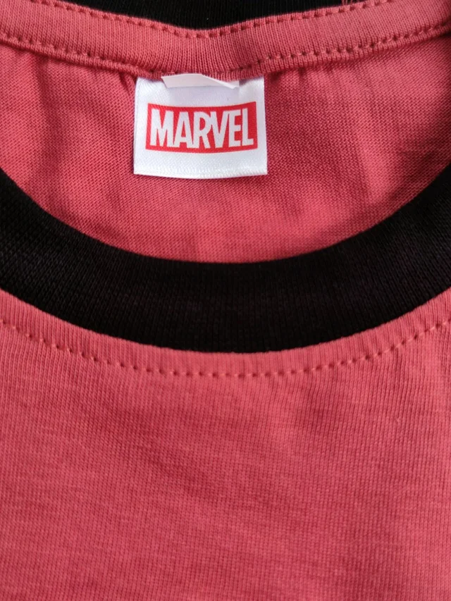 Marvel Hosiery Cotton Teddy Bear Design Tshirt for Boys & Girls - Pinkish Brown - 3Y