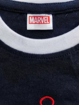 Marvel Hosiery Cotton Teddy Bear Design Tshirt for Boys & Girls - Navy Blue - 2Y
