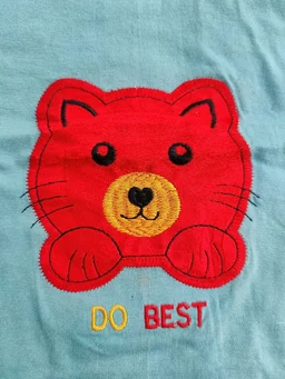 Marvel Hosiery Cotton Teddy Bear Design Tshirt for Boys & Girls - Turquoise Green - 2Y