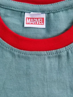 Marvel Hosiery Cotton Teddy Bear Design Tshirt for Boys & Girls - Turquoise Green - 2Y