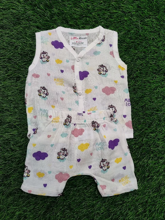 Bamboo Muslin Jabla and Shorts for Babies and Toddlers - Magic Love
