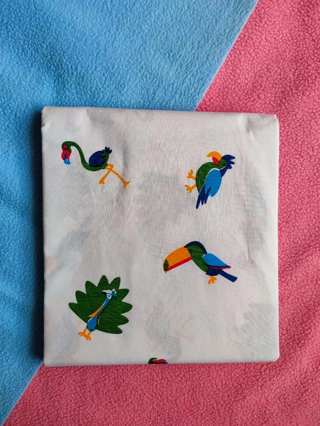Organic Printed Premium Soft Cotton Thottils/Swing Cradle 3.5 Mtrs – Bird
