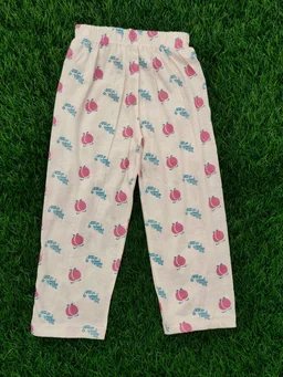 Disney Half Sleeve Pyjama set (Co-ord set) for Boys & Girls - Ivory Cherry - 1 Year