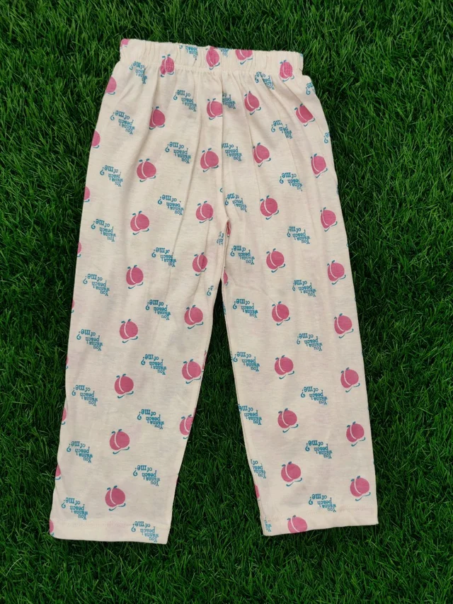 Disney Half Sleeve Pyjama set (Co-ord set) for Boys & Girls - Ivory Cherry - 1 Year