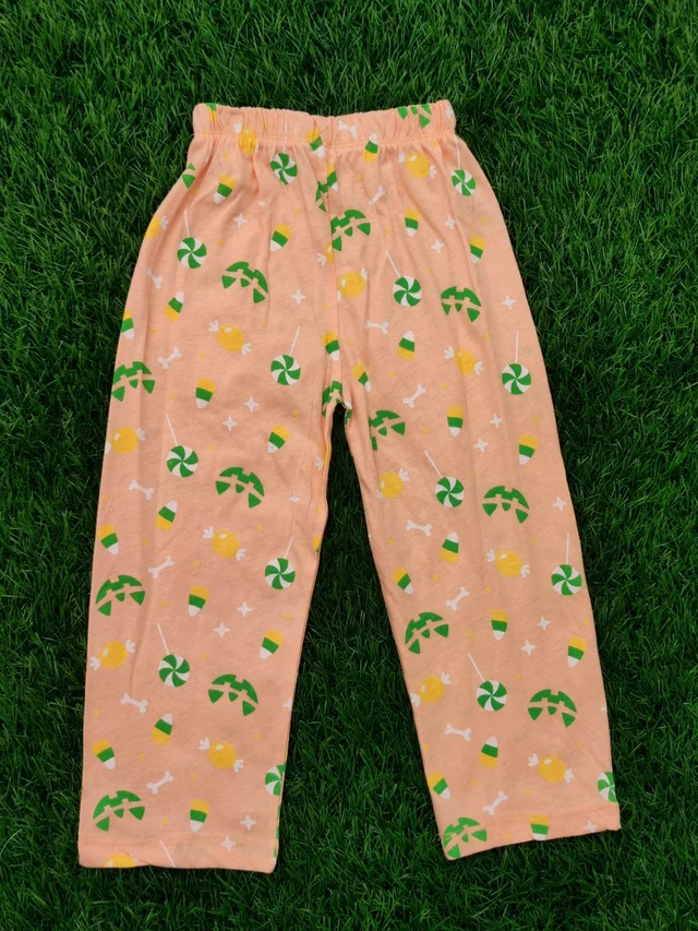 Disney Half Sleeve Pyjama set (Co-ord set) for Boys & Girls - Light Orange Lollypop - 1 Year