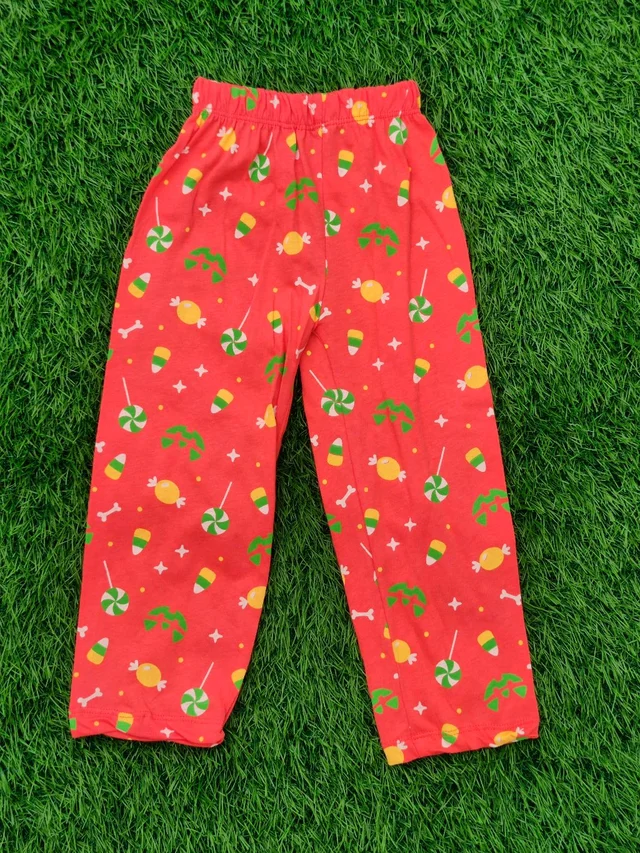 Disney Half Sleeve Pyjama set (Co-ord set) for Boys & Girls - Orange Lollypop - 6 Year