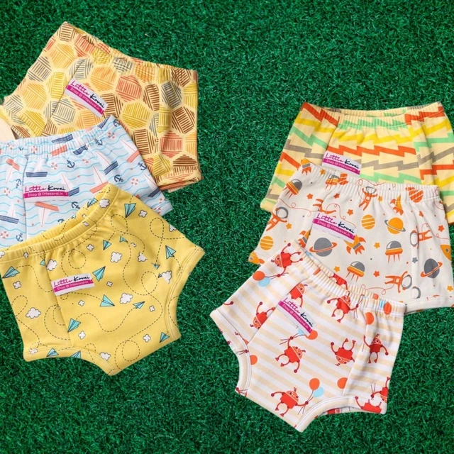 Little Kovai's Padded Underwear | Premium Potty Training Pants | (Pack of 2) - Multicolor