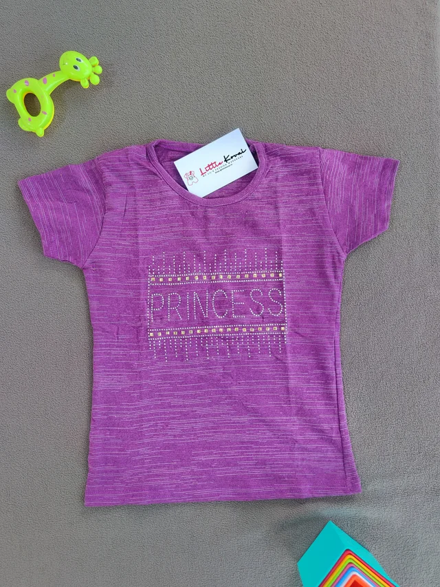 Princess - Baby Girl Embllished Tshirt