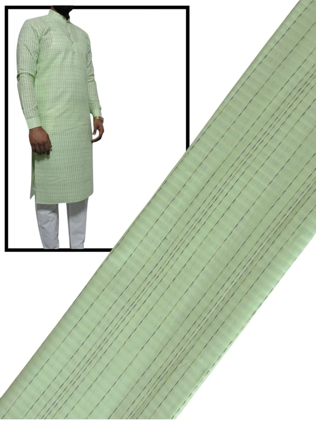 Shandaar Wears Fabric Cotton Schist Green Self SW-40 - Schist Green, 0.25 Meter