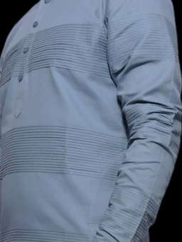 Shandaar Wears Men's Kurta Weldon Blue Self SW-42 - 42