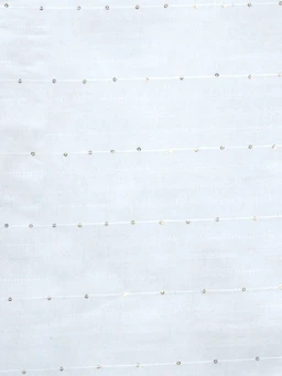 Shandaar Wears Fabric White Sequence Embroid SW-44 - 0.25 Meter