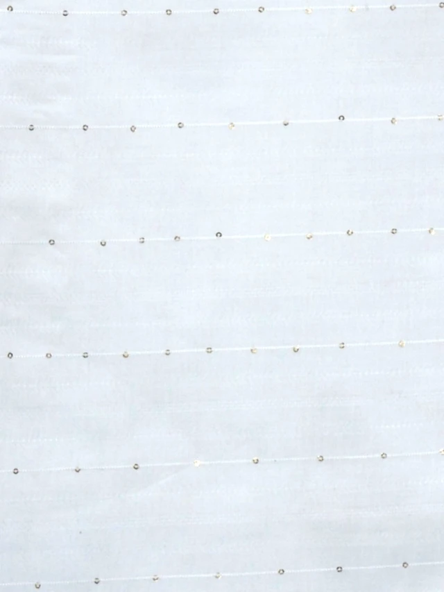 Shandaar Wears Fabric White Sequence Embroid SW-44 - 0.25 Meter