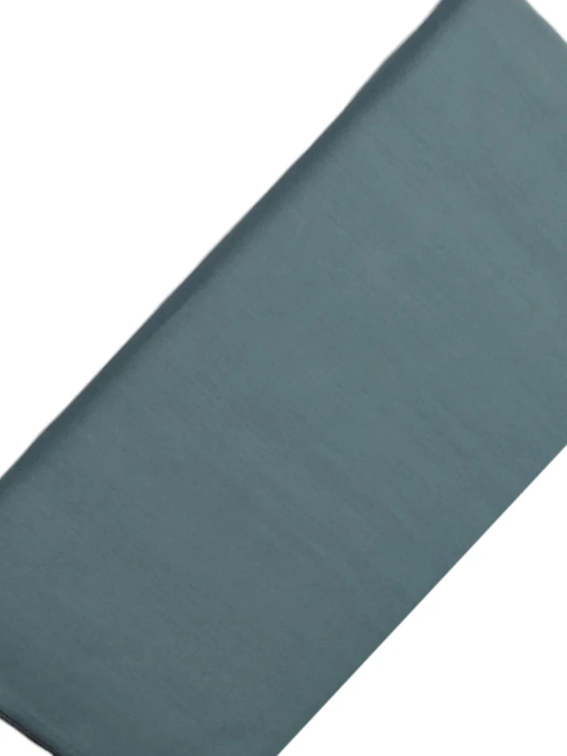 Shandaar Wears Fabric Cotton Pine Green Self Maching SW-46 - Pajama Fabric, 1 Meter