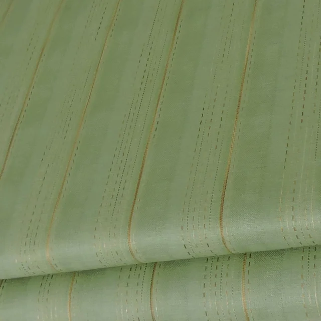 Shandaar Wears Fabric Cotton Ghiya Green Self SW-67 - 0.25 Meter