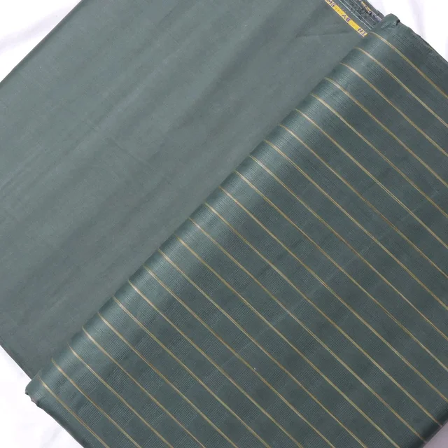 Shandaar Wears Fabric Cotton Kai Green Self Maching SW-70 - Kurta Fabrics, 0.25 Meter