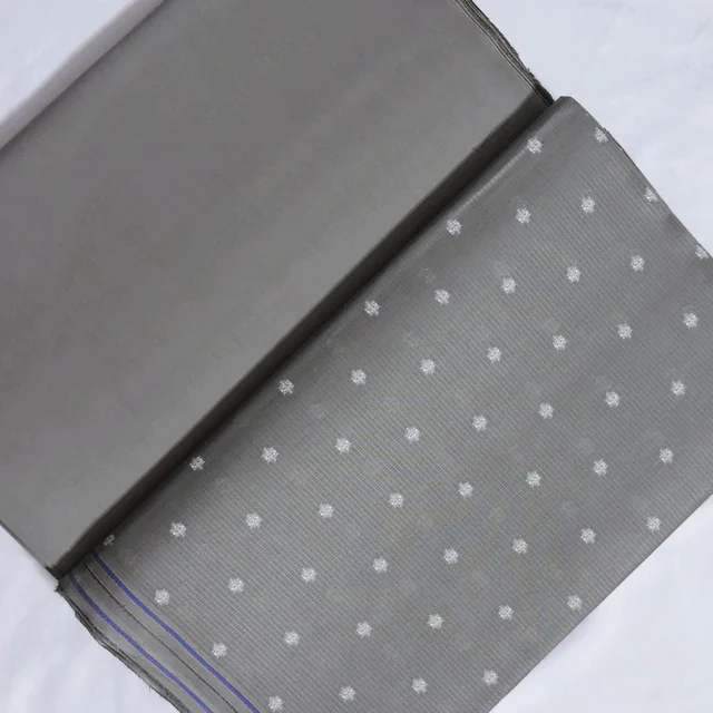 Shandaar Wears Fabric Cotton Grey Self Maching SW-76 - Kurta Fabrics, 0.25 Meter