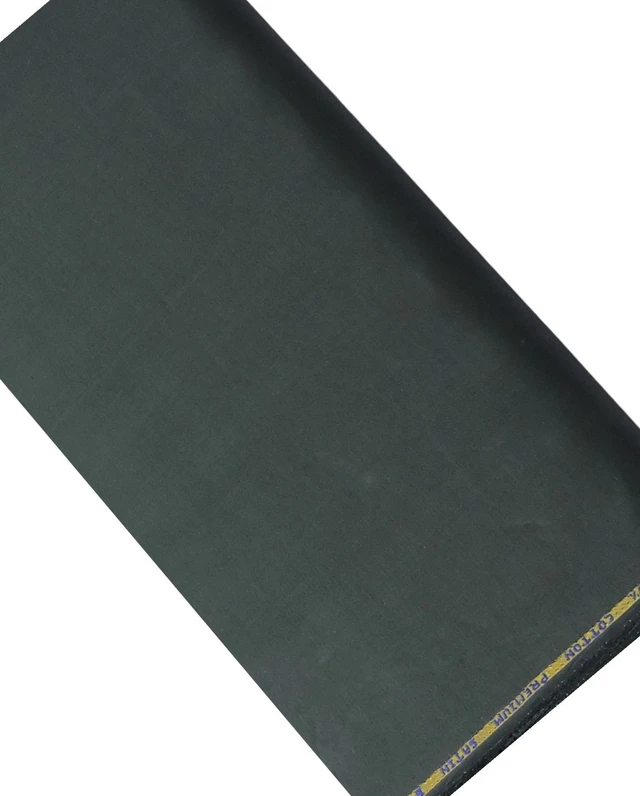 Shandaar Wears Fabric Cotton Kai Green Self Maching SW-85 - Pajama Fabric, 1 Meter