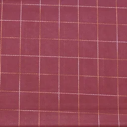 Shandaar Wears Fabric Cotton Maroon Self Maching SW-87 - Kurta Fabrics, 0.25 Meter
