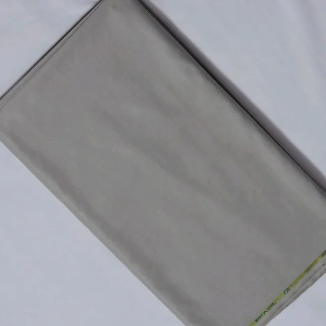 Shandaar Wears Fabric Cotton Blend Light Grey Plain Giza SW-98 - 0.25 Meter