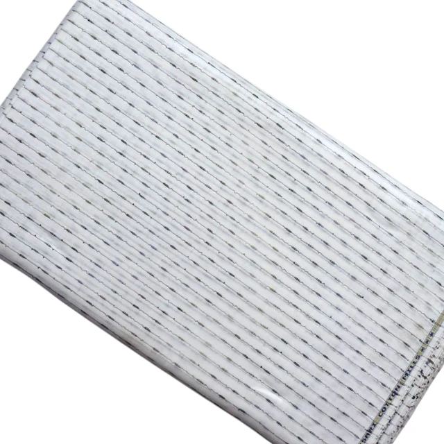Shandaar Wears Fabric Cotton White Self SW-128 - 0.25 Meter