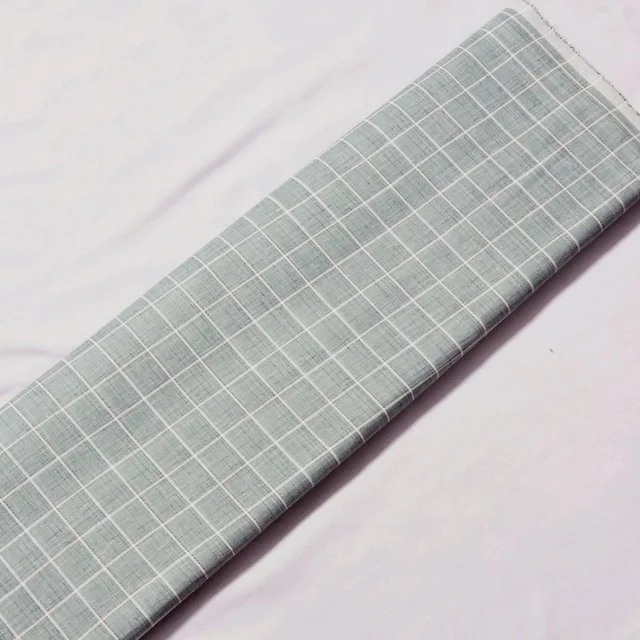 Shandaar Wears Fabric Cotton Blend Tiara Self Check SW-150 - 0.25 Meter