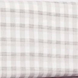 Shandaar Wears Fabric Cotton White Brown Self Check SW-154 - 0.25 Meter
