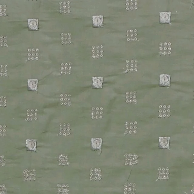 Shandaar Wears Fabric Cotton Sequence Envy Maching SW-156 - Kurta Fabric, 0.25 Meter