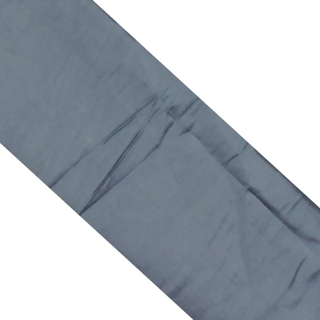 Shandaar Wears Fabric Cotton Silk Sequence Cadet Blue Maching SW-158 - Pajama Fabric, 1 Meter