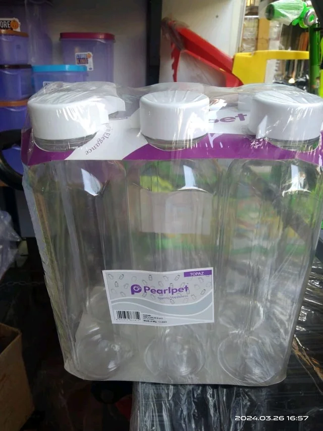 Topaz Bottles Set Of 6 Pcs
