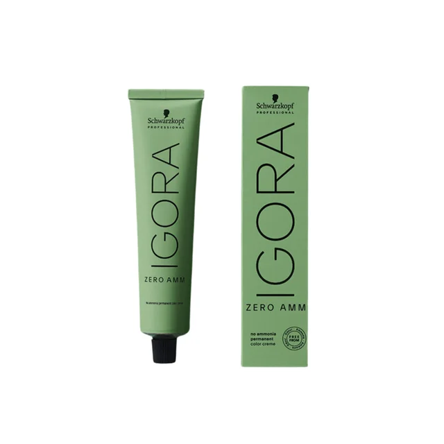 Schwarzkopf Professional Igora Zero Amm 3-0 Dark Brown Natural Hair Color 60gm | Ammonia-Free | 100% Gray Coverage