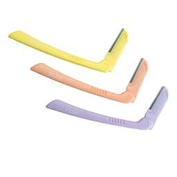 2ools Foldable & Reusable Face & Eyebrow Razor for Women (Pack of 3) | Painless Instant Hair Removal at Home | For Upper Lips, Eyebrows, Forehead & Sideburns