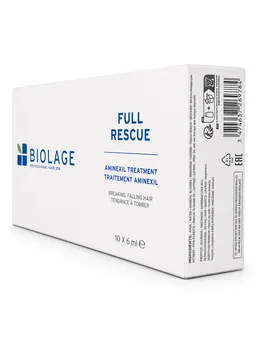 Biolage ScalpSync Full Rescue Aminexil Hair Treatment 10x6ml | Professional Anti Hair Fall Treatment | Strengthens Roots & Supports Thicker, Fuller-Looking Hair - 10x6 ml