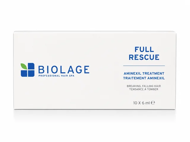 Biolage ScalpSync Full Rescue Aminexil Hair Treatment 10x6ml | Professional Anti Hair Fall Treatment | Strengthens Roots & Supports Thicker, Fuller-Looking Hair - 10x6 ml