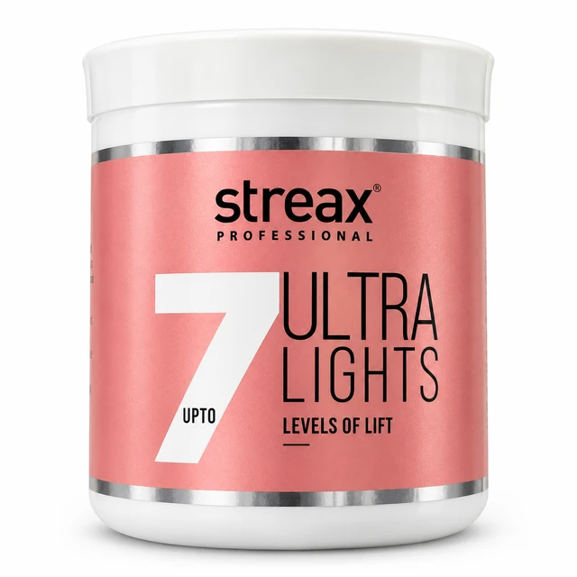 Streax Hair Highlights Blonder Powder 7 Professional Ultralight 500g| Hair Bleached Powder