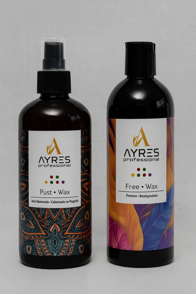 Ayress Ayres Pre & Post Wax Care Como Kit | Pre-Wax Cleanser & Post-Wax Lotion Combo 300ml + 300ml | Gently Prepares Skin & Soothes After Waxing | Suitable for All Skin Types | Smooth Finish