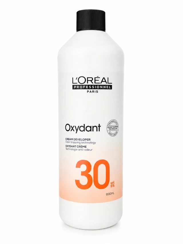 Loreal Professionnel Oxydant Creme 30 Vol 9% Developer ( 890 ml) | High-Performance Cream |Peroxide for Hair Lightening| Intense Color & Gray Coverage | (Note:By Including Additional Weight charge of Product is 99/-)