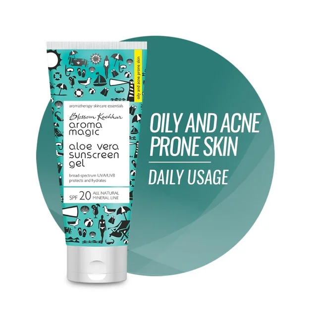 Aroma Magic Aloe Vera Sun Screen Gel, SPF 20, 100ml