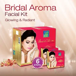 Asta Berry Astaberry Bridal Aroma Facial Kit 36g 6-Step Pack of 12 Facial | Perfect Pre-Wedding Skin Care | Enriched with Natural Ingredients for Glowing, Radiant, and Nourished Skin | Suitable for All Skin Types