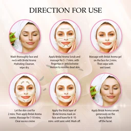 Asta Berry Astaberry Bridal Aroma Facial Kit 36g 6-Step Pack of 12 Facial | Perfect Pre-Wedding Skin Care | Enriched with Natural Ingredients for Glowing, Radiant, and Nourished Skin | Suitable for All Skin Types