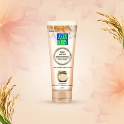 Astaberry Professional Rice Water Face Wash 195ml | Gentle Facial Cleanser | Helps Remove Dirt & Impurities | Refreshes Skin | Supports Hydration | Daily Face Cleanser