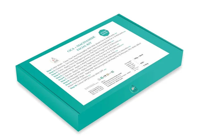 Ayress Ayres Professional Monodose Cica+Niacinamide Facial Kit with Blemish control | Anti-ageing formula | Promote Brighter skin| Minimises the appearance of pares