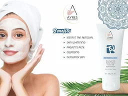 Ayres Tan Removal Mask 200g | Sun Damage Protection | Infused with Alpha Arbutin & Clove Oil | Brightens, Nourishes & Restores Skin | Suitable for All Skin Types