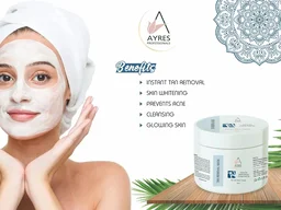 Ayres Tan Removal Mask 500g | Sun Damage Protection | Infused with Alpha Arbutin & Clove Oil | Brightens, Nourishes & Restores Skin | Suitable for All Skin Types