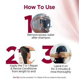 Bblunt BBLUNT 7 In 1 Repair & Revive Conditioner 250gm with Ceramides & Argan Oil | Up to 100% Damage Repair | Addresses 7 Signs of Hair Damage | Deep Nourishment & Shine | 250g