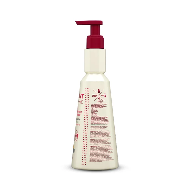 Bblunt BBLUNT 7 In 1 Repair & Revive Conditioner 250gm with Ceramides & Argan Oil | Up to 100% Damage Repair | Addresses 7 Signs of Hair Damage | Deep Nourishment & Shine | 250g