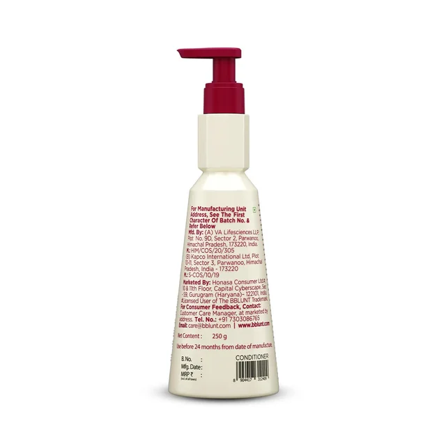 Bblunt BBLUNT 7 In 1 Repair & Revive Conditioner 250gm with Ceramides & Argan Oil | Up to 100% Damage Repair | Addresses 7 Signs of Hair Damage | Deep Nourishment & Shine | 250g