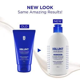 Bblunt BBLUNT Intense Moisture Conditioner 250g with Vitamin E & Jojoba for Unisex| Deep Hydration for Dry & Frizzy Hair | Softens, Smoothens & Adds Shine | Salon Tested